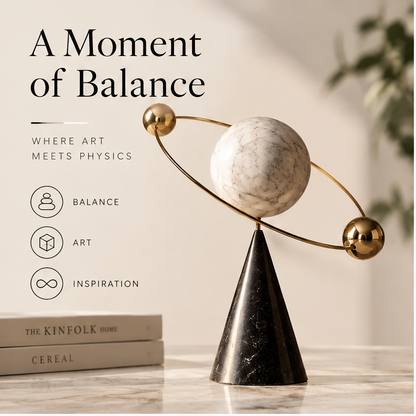 A moment of balance — where art meets physics