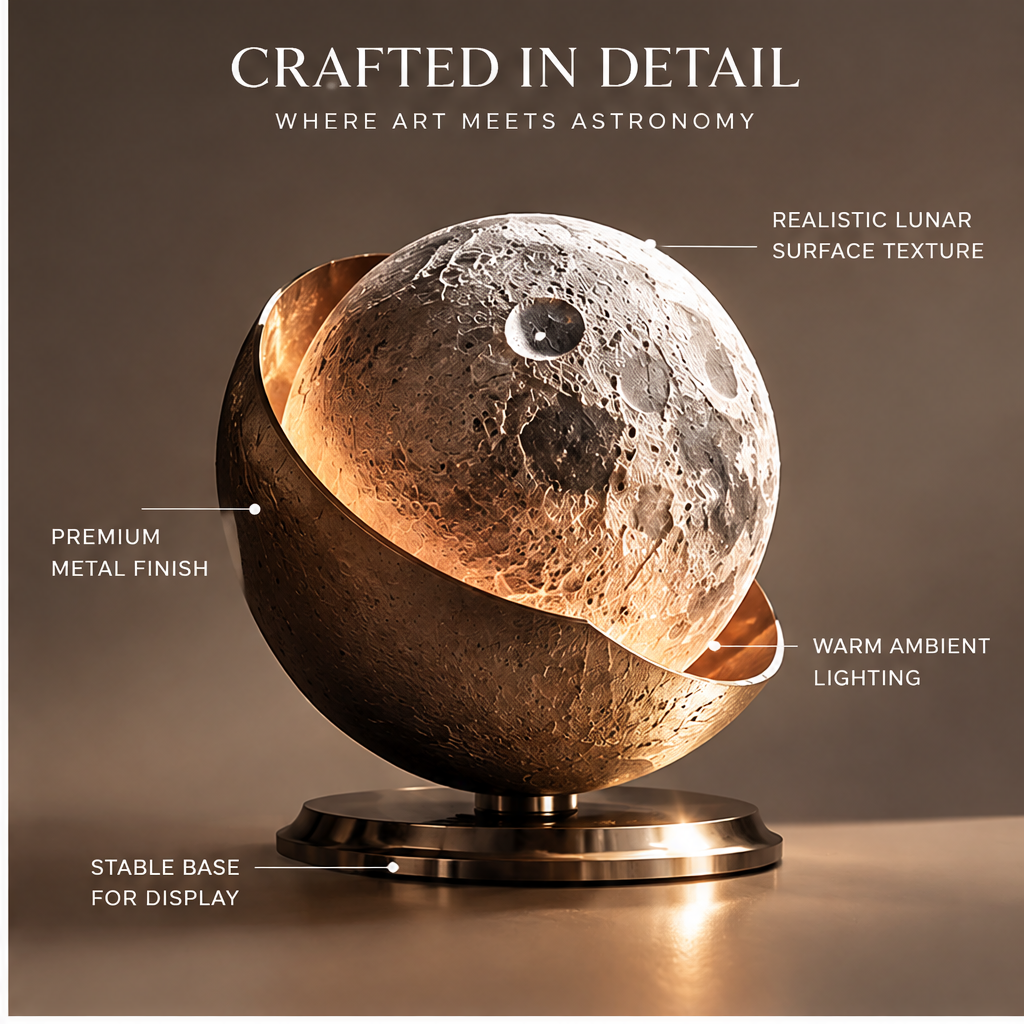 A piece of the universe at home — artistic, atmospheric, timeless